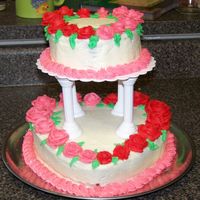 Another Practice Wedding Cake Another practice for my friends' wedding cake. We've decided the rope is a bit too big and that the rope needs to be the...