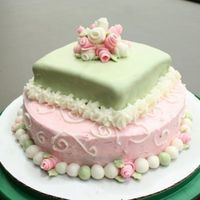 Mother's Day I like to take ideas and mix them together. This is MMF on top and BC on bottom. MMF rose buds and BC decorations.