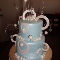 21St Birthday This cake was for a girl's 21st birthday. It was inspired by a Duff Goldman cake that I loved. This was the first time I got to use my...