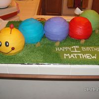 Baby Einstein Caterpillar I used the ball pan for the caterillar body and then iced with buttercream. I made the balls about a week before the party and they still...