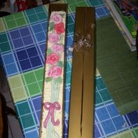 Mother's Day Cake Bouquet done for my mother in law last year, vanilla cake covered in buttcream icing sugarpaste roses, in a rose box.