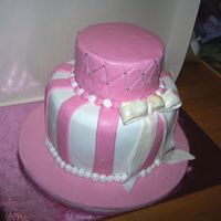 Birthday Cake For A Princess this is a large chocolate cake for bottom tier, caramel mud for the top, my first attempt at this sort of cake. covered in buttercream...