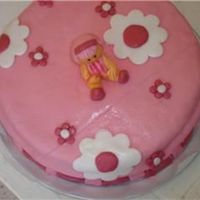 Another View Of Stephany From "lazy Town" Cake 