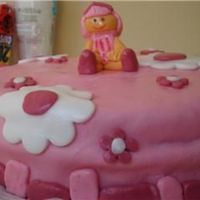 Stephany From "lazy Town" I made this for my daughter's 7th. Birthday. All in homemade sugar fondant.