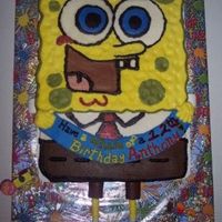 Sponge Bob "have A Whale Of A Birthday" Half Sheet Vanilla Cake with all Buttercream Dream decorations. All circles done with various cups and back of tips. I have a list of how...