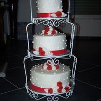 My First Wedding Cake this is the first wedding cake i ever made