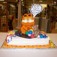 Garfiel Party Used for a grand opening of a local party supply store.