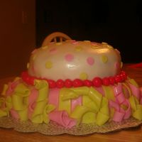 Side View Of Carnival Cake 