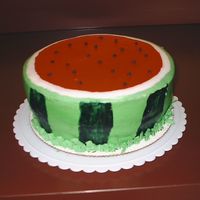 Watermeloon Birthday Cake 