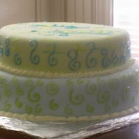 Picture_433.jpg This is a birthday cake that was actually made for a one year olds birthday , it was very significant to the family colors and all. I used...