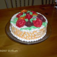Harvest Cake All made out of buttercream frosting.