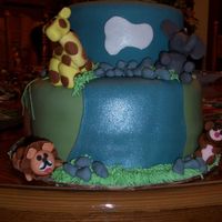 077.jpg 1st Baby shower cake, every thing is hand sculptured
