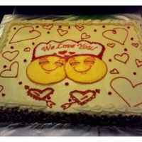 Smiley Faces Cake Thi is one of my first FBCT attempted. This cake was red velvet cake with cream cheese icing. So, instead of trying to decorate with the...