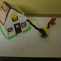 Fire Bear Cake The best thing about this cake was what 3 year old Jack said, " I can't eat this cake there is burning people inside" I will...