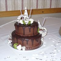 Chocolate Dream Groom's Cake This cake was orange flavored with orange cream filling and the chocolate icing really made a wonderful combination. I combined a few ideas...