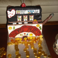 Vegas Themed Bridal Shower Slot Machine - thanks for all the help on here!