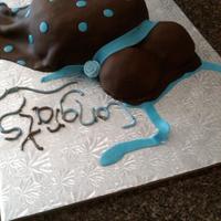 Belly Cake Pregnant belly cake for sister