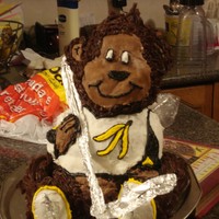 Hockey Playing Monkey 