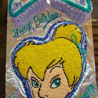 My First Cake "tinkerbell" I'm new here and here is my first cake, I know it has lots of errorsbut I think it came out good to be the first ...... I would love...