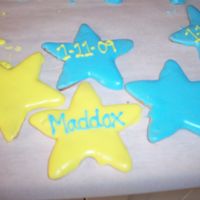 Baby Shower Star Cookies RTU Fondant