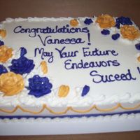 Simple Graduation Sheet Cake margarita cake iced in buttercream everything in buttercream