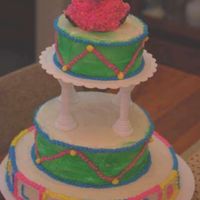 Baby_Shower_1.jpg Thanks to becca3825 : Bottom and top layer are white cake the second and bear are chocolate. All buttercream icing and decorations....