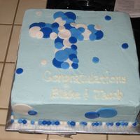 Jacob And Blake 1St Communion bc with fondant accents