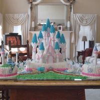 Cakes_2.jpg This was a princess castle cake I made for my little cousins 1st Birthday! I know its big and she probably will not remember it, but she is...