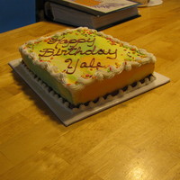 Tiedye Fosting this is a buttercream TieDye frosted choc cake with Dino sprinkles for a Boys birthday at school