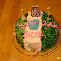 Tinker Bell This is a cake I did for my DD 5 th Birthday...It was for a small Family party..
