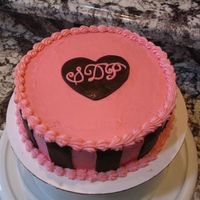 Bridal Shower Cake I made this for a friend's bridal shower!