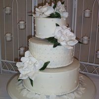 Fondant Gardenia Cake 