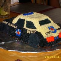 Florida State Trooper (Fhp) This is a yellow cake with buttercream icing. I used a star tip for most of the cake. My husband loves FHP and I did this cake for his...