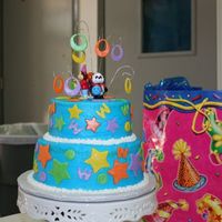 Webkinz Birthday Cake Birthday cake for my son who is crazy about Webkinz. Authentic Webkinz figures on top of cake.