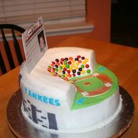 Legends Field Modeled after a diagram of Legends Field in Tampa and ideas from the many great baseball stadium cakes on Cake Central. Thanks!