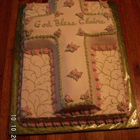 Cross Baptism Cake 