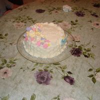 Wilton Course Two Color Flow Practice With Basket Weave It's best to see this one far away!