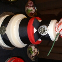 Bella Conflicted This cake represents Bella being caught between the two men she adores. The Cullen crest represents Edward and the "life" she...