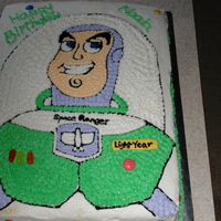 Buzz Lightyear All buttercream white cake osed candy for details. One of my first ones