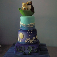 Owl And The Pussycat Wedding Cake The bride and groom wanted something a little off-beat. They asked for an Owl and the Pussycat themed cake. I don't think there was a...