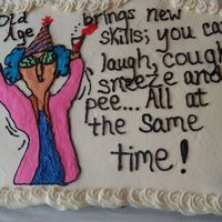 Ccc Maxine Birthday For My 9 Month Younger, 33 Year Old Sister, With 6 Kids My sister has 6 kids and no bladder control. Ironically she is 9 months younger than I am. CCC W/buttercream