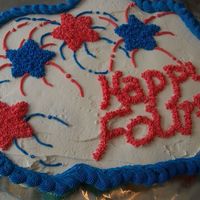 Ccc- Fourth Of July CCC- white and chocolate cc with buttercream.
