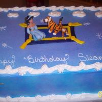 Princess Jasmine this is a cake i did for a friends daugter its a princess jasmine cake i bought the doll at walmart, MMF rug