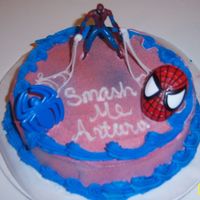Smash Me Spiderman spiderman smash cake