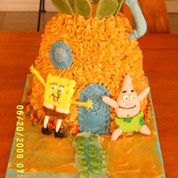 Spongebob Birthday Lots of fun doing this one. Gumpaste figures and details.