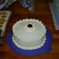 Sugar-Free sugar-free yellow cake w/cream cheese icing and raspberry filling