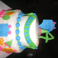 Pool Party Buttercream and Fondant