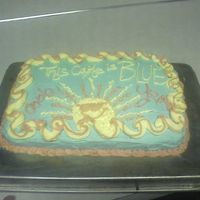 Blue Cake SO wanted a blue cake. . .so a blue cake it is. This cake gave me fits from the beginning. Was out of eggs so had to run to the store. The...