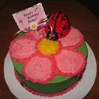 1St Birthday Cake This idea was totally inspired by AmyGonzalez. It's a chocolate chip cake with a yellow ladybug cake on top. I didn't want to buy...