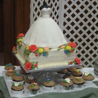 Bride Cake I made this for a friend who collects dolls. After being inspired by all of the similar cakes on cc, I finally had an excuse to give it a...